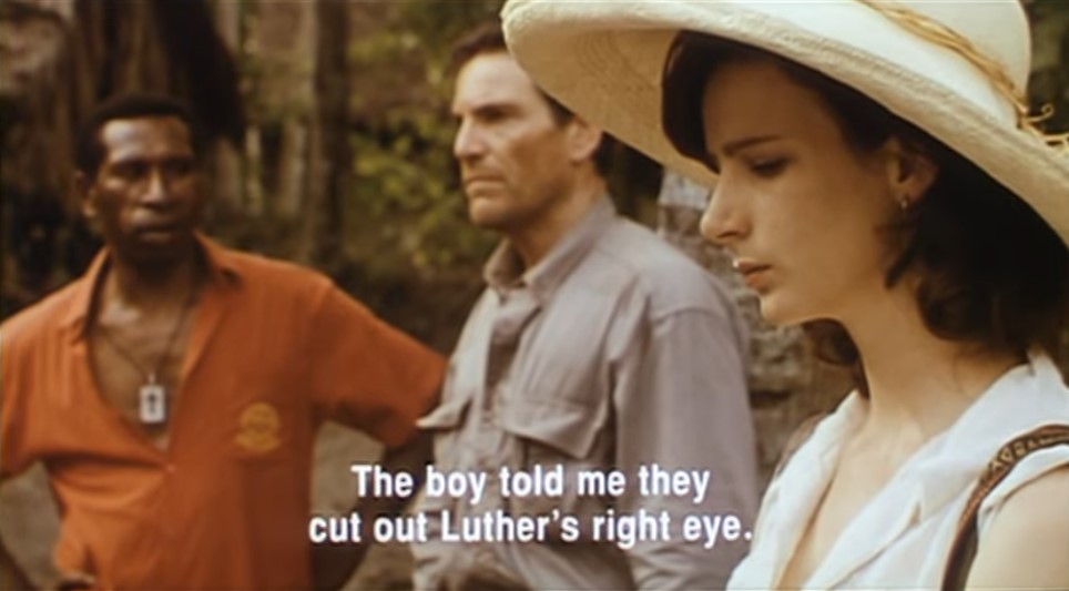 Le Papou James (Larry Lavai) accueille Jack (Tchéky Karyo) et Kate (Rachel Griffiths) dans la région du Sépik. Il leur dit que le jeune Luther s'est fait arracher l'œil droit.