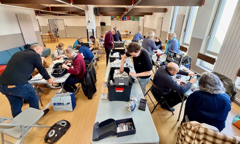 Vue panoramique des ateliers de réparation